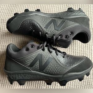 new balance 3000v5 fresh foam molded cleats triple black (PL3000AK) 2E baseball